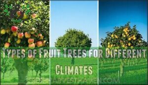 types of fruit trees for different climates