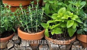underwatering signs