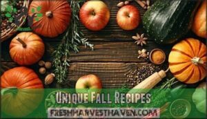 unique fall recipes