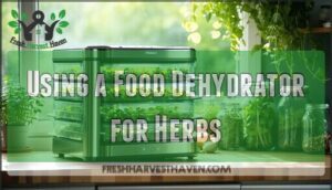 using a food dehydrator for herbs
