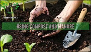 using compost and manure