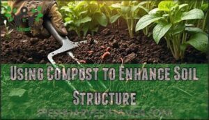 using compost to enhance soil structure