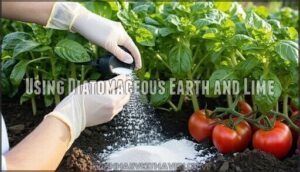 using diatomaceous earth and lime