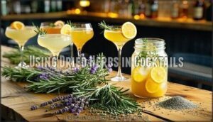 using dried herbs in cocktails