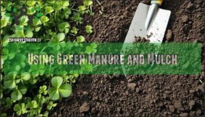 using green manure and mulch