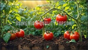 using high-quality topsoil