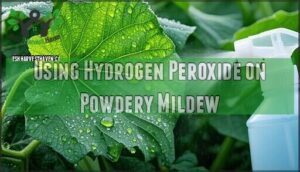 using hydrogen peroxide on powdery mildew