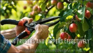using pruners and loppers effectively
