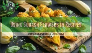 using squash flowers in recipes