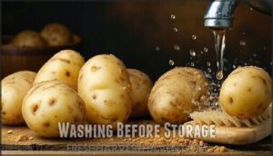 washing before storage