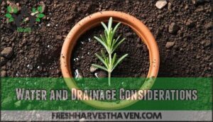 water and drainage considerations