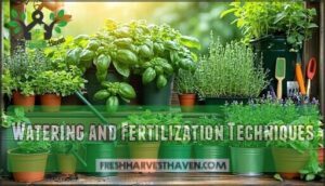watering and fertilization techniques