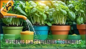 watering and fertilizing techniques