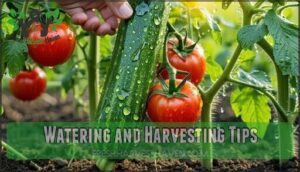 watering and harvesting tips