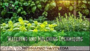 watering and mulching techniques
