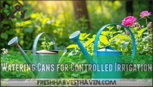 watering cans for controlled irrigation