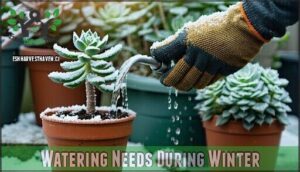 watering needs during winter