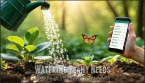 watering plant needs