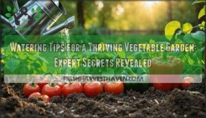 watering tips for a thriving vegetable garden