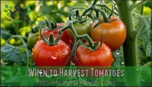 when to harvest tomatoes