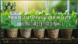 when to start spring gardening seeds indoors