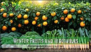 winter fruits and vegetables