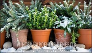 winter gardening benefits