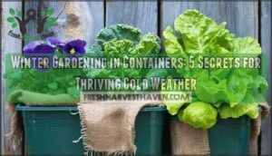 winter gardening in containers