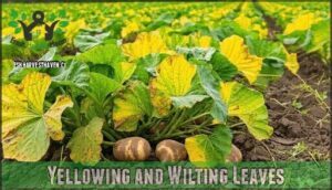 yellowing and wilting leaves
