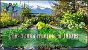 zone 3 and 4 planting calendars
