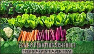 zone 8 planting schedule