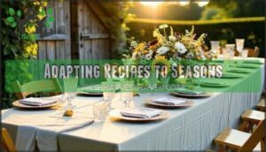 adapting recipes to seasons