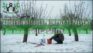addressing issues promptly to prevent disease spread