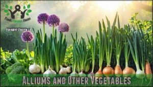 alliums and other vegetables