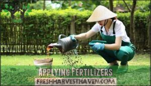 applying fertilizers