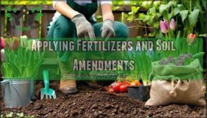 applying fertilizers and soil amendments