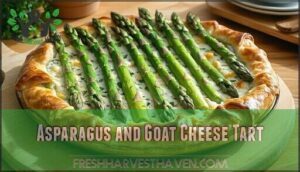 asparagus and goat cheese tart
