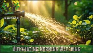 automating morning watering