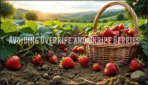 avoiding overripe and unripe berries