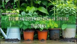 avoiding overwatering in spring gardens