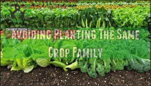 avoiding planting the same crop family