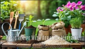 basic recipe with aeration material