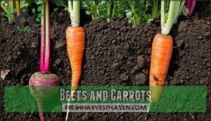 beets and carrots