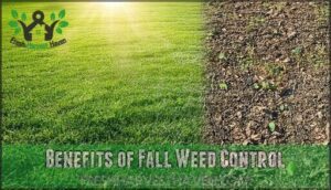 benefits of fall weed control