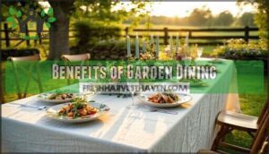 benefits of garden dining