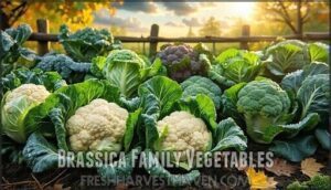 brassica family vegetables
