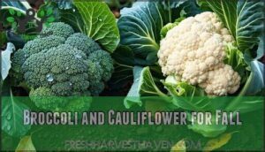 broccoli and cauliflower for fall