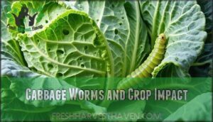 cabbage worms and crop impact