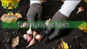 caring for garlic plants