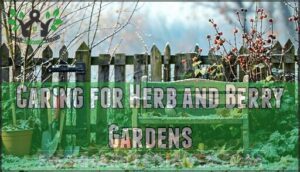 caring for herb and berry gardens